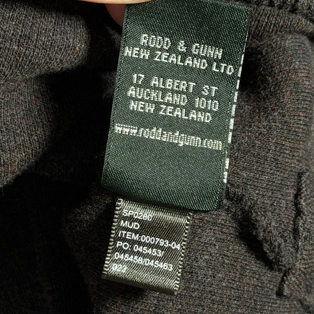 Rodd & Gunn Mens 3XL‎ 1/4 Zip Pullover 100% Australian Cotton Mud Brown SP0280